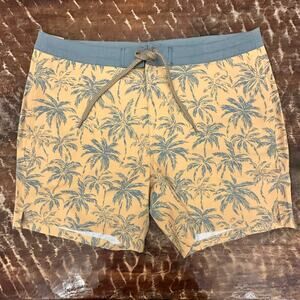 NWT Faherty Shorts Mens 36 Orange Hybrid Board Shorts Casual Beach Adult NWT